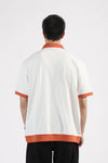 BAGGY FIT COLORBLOCK POLO Orange