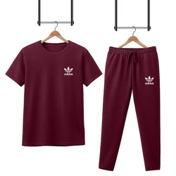 Essential Mehroon Tracksuits for Men's