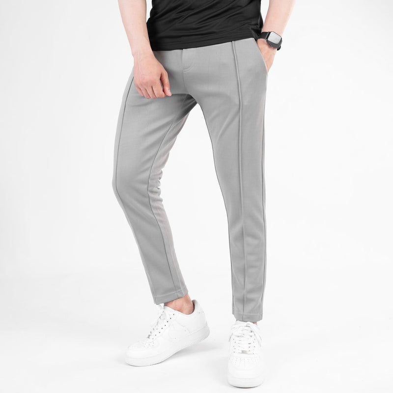 Grey front stitch trouser