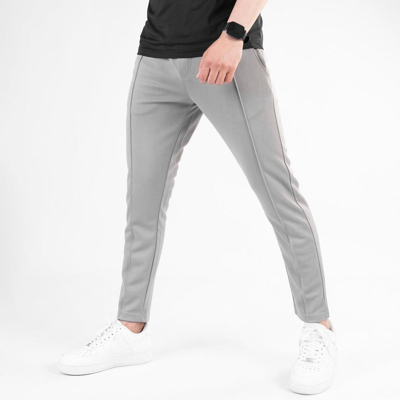 Grey front stitch trouser