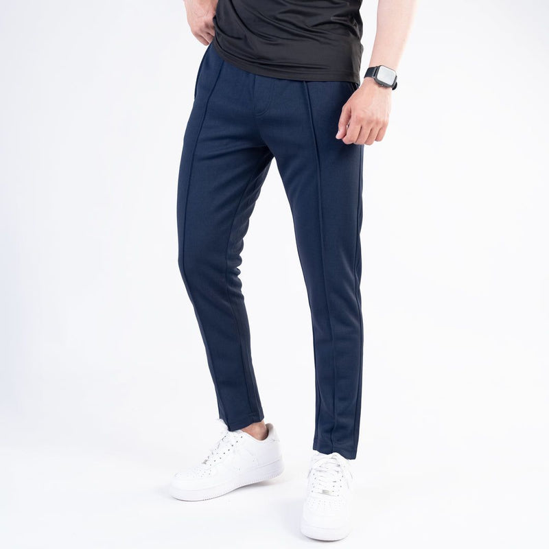 Navy front stitch Trouser