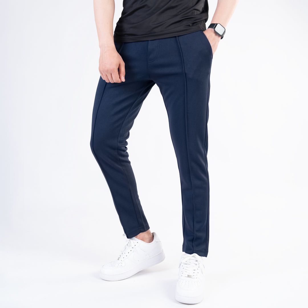Navy front stitch Trouser