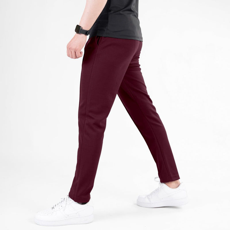 Maroon front stitch Trouser