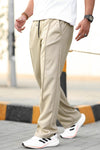 Beige light  front stitch Trouser