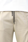 Beige light  front stitch Trouser