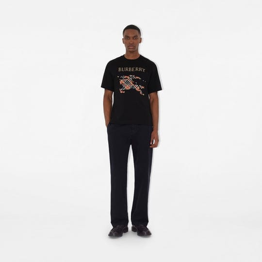 Knight stamp cotton T-Shirt